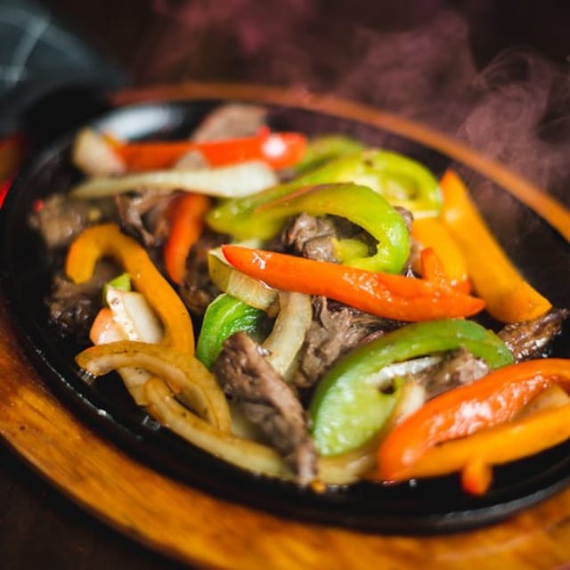 Skirt Steak Fajitas.
